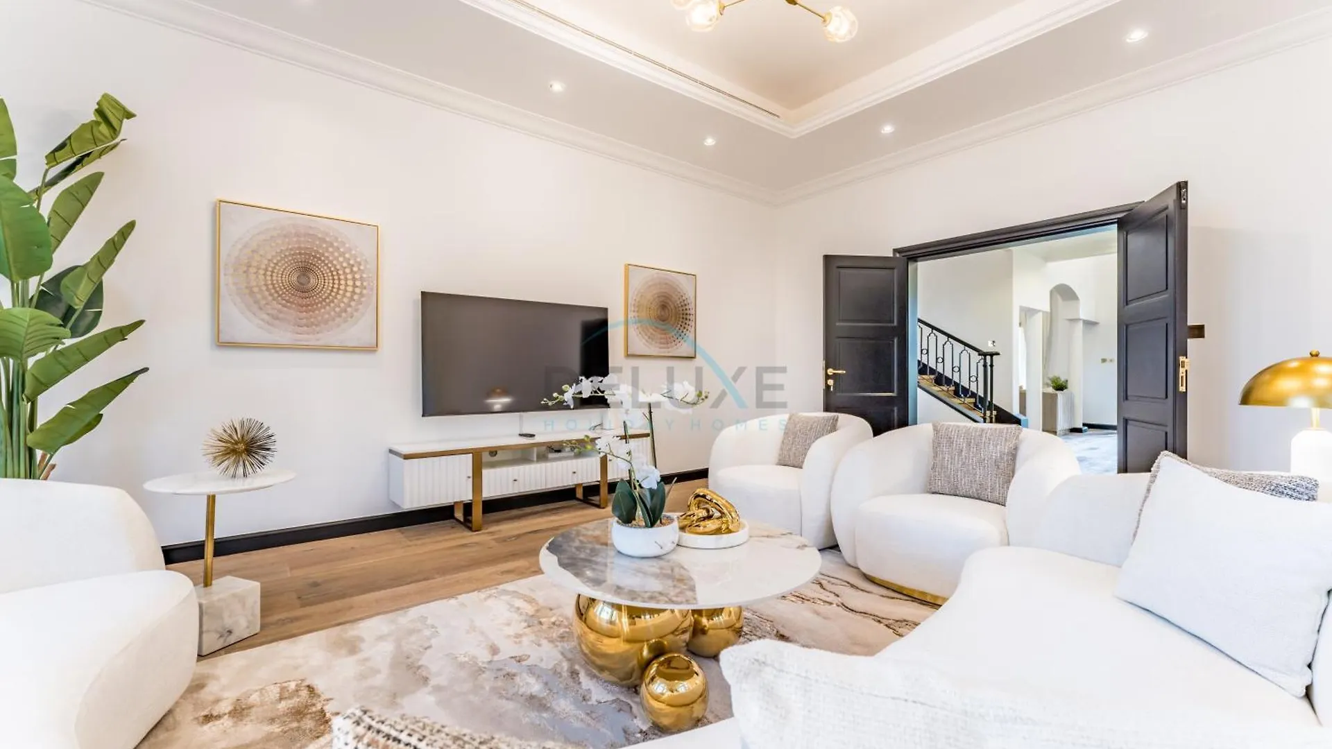 Close To The Beach 4Br And Assistant'S Room Villa With Bbq Facility, Canal Cove, Palm Jumeirah By Deluxe Holiday Homes Dubai United Arab Emirates