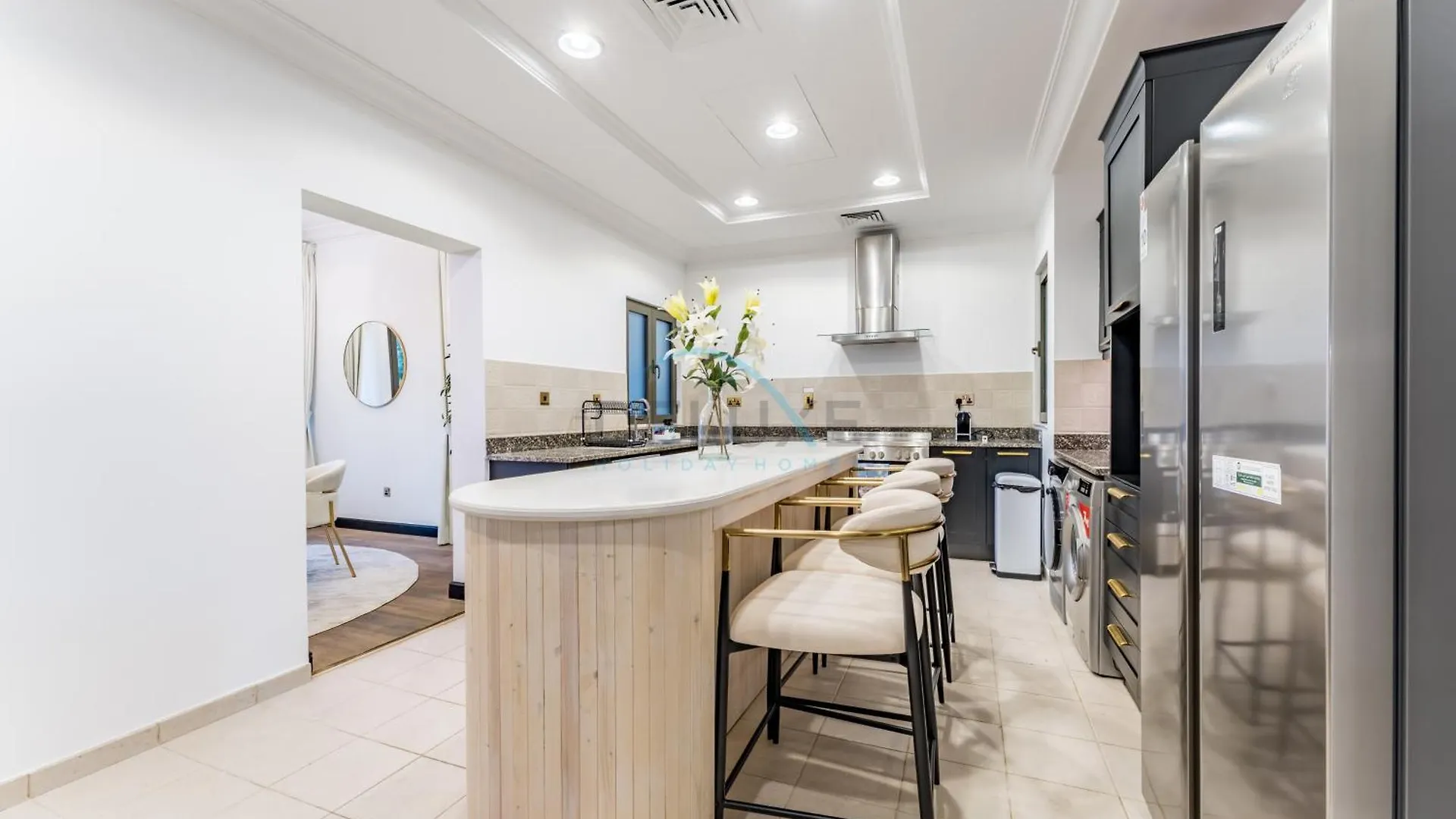 Close To The Beach 4Br And Assistant'S Room Villa With Bbq Facility, Canal Cove, Palm Jumeirah By Deluxe Holiday Homes Dubai